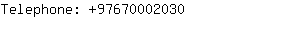 Telephone: 9767000....