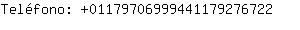 Telfono: 0117970699944117927....