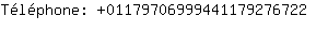 Tlphone: 0117970699944117927....