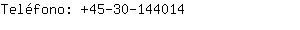 Telfono: 45-30-14....