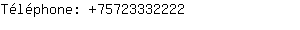 Téléphone: 7572333....