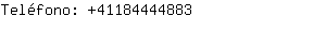 Teléfono: 4118444....
