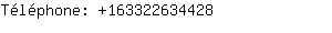 Téléphone: 16332263....