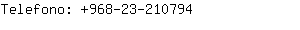 Telefono: 968-23-21....