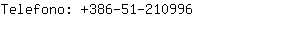 Telefono: 386-51-21....
