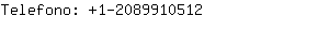 Telefono: 1-208991....