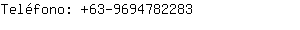 Teléfono: 63-969478....