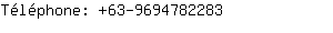 Téléphone: 63-969478....