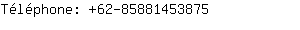 Téléphone: 62-8588145....
