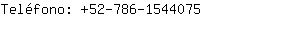 Telfono: 52-786-154....