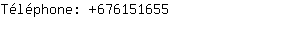 Téléphone: 67615....
