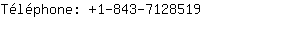 Tlphone: 1-843-712....