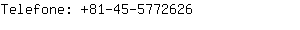 Telefone: 81-45-577....