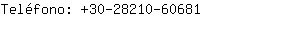 Teléfono: 30-28210-6....