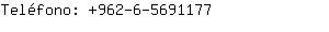 Teléfono: 962-6-569....