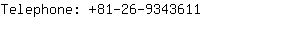 Telephone: 81-26-934....