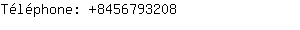 Téléphone: 845679....