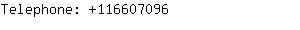 Telephone: 11660....