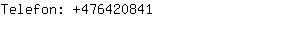 Telefon: 47642....