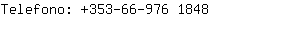 Telefono: 353-66-976 ....