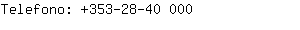 Telefono: 353-28-40....