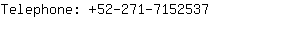 Telephone: 52-271-715....