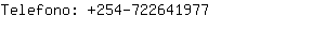 Telefono: 254-72264....