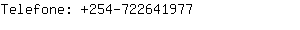 Telefone: 254-72264....