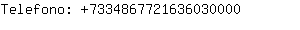 Telefono: 733486772163603....