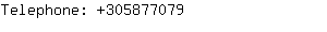 Telephone: 30587....