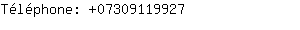 Téléphone: 0730911....