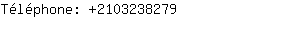 Téléphone: 210323....