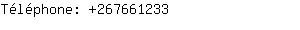 Téléphone: 26766....