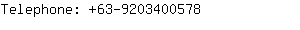 Telephone: 63-920340....