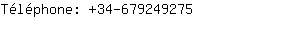 Téléphone: 34-67924....