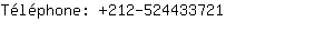 Téléphone: 212-52443....
