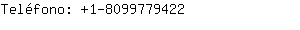 Teléfono: 1-809977....