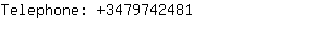 Telephone: 347974....