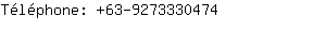 Téléphone: 63-927333....