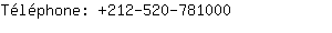 Tlphone: 212-520-78....