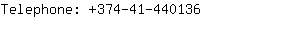 Telephone: 374-41-44....