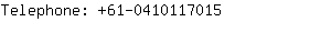 Telephone: 61-041011....