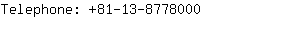 Telephone: 81-13-877....