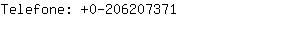 Telefone: 0-20620....