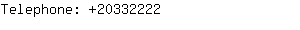 Telephone: 2033....