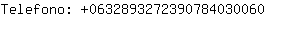 Telefono: 063289327239078403....