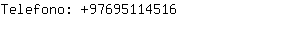 Telefono: 9769511....