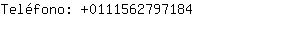 Telfono: 011156279....