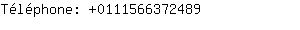 Tlphone: 011156637....