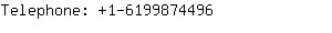 Telephone: 1-619987....